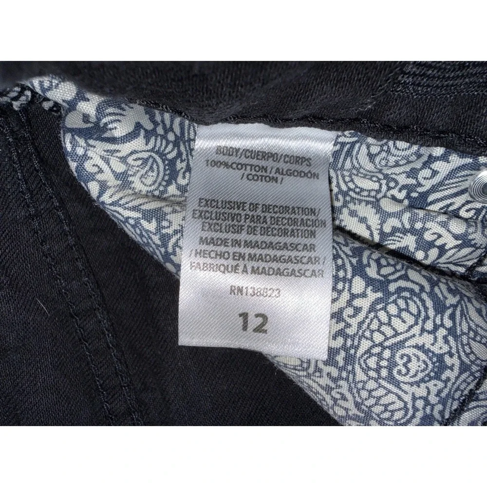 Cody James Boys Black Straight Leg Denim Jeans Size 12 Cotton‎ Western